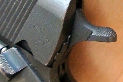 Prancing pony on the review gun.