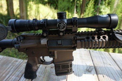 The nightforce, though, brings out the best in the M4A1. Sub MOA from a 14.5" barrel.