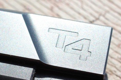 The Single Stack 9mm Perfected--Nighthawk T4 The weight reduction on the front of the slide provides a great texture for slide manipulation.