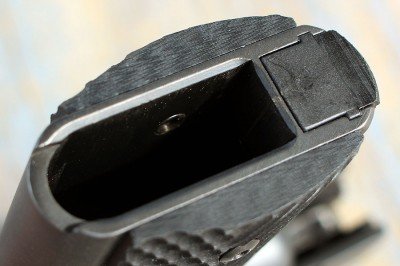 I'd prefer a bit more bevel to the mag-well, too. Why didn't Browning think of that?