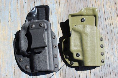 IWB for a GLOCK 19, and an OWB for the 42.