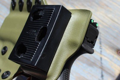 The belt loop on the OWB. 