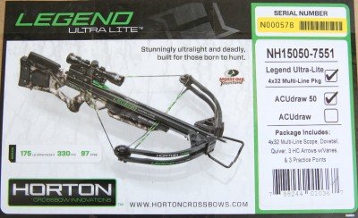 My idea for this article came right about the time that I saw this Horton Legend UltraLITE come up as available for review. It is pretty high on the food chain in crossbow world, and I don't think you could find an easier or well put together piece of machinery. 