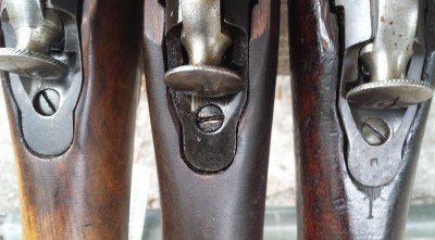 One nice thing about Mosins is that the outside metal matches, no matter when or where they were made. 