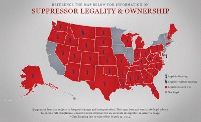 Suppressor-friendly states.  (Photo: ASA)