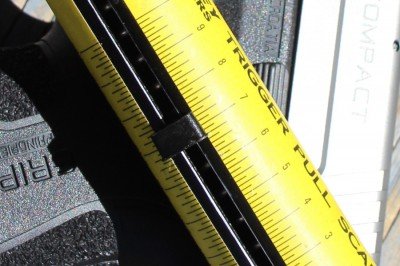 Trigger pull came in at a managable XX. 