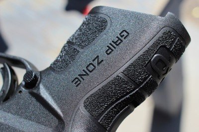 Grip Zone. Three distinct textures.