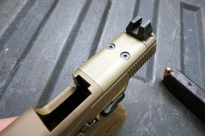 Can the FNX 45 Tactical be adapted for the Modular Trials? Suppressor height sights and a milled top for red dots--standard.