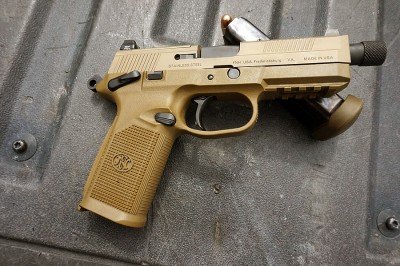 Can the FNX 45 Tactical be adapted for the Modular Trials? Even the trigger guard is elongated slightly, which makes it easy to get a gloved finger inside.