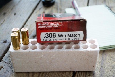 Black Hills' Match ammo also produced excellent groups from the Savage M-11.