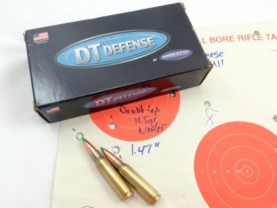Two different loads from Doubletap Ammunition also turned in respectable groups.