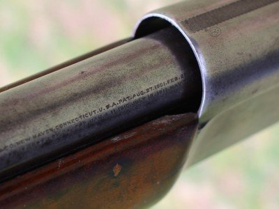 Barrel compressed. Note the position of the text. 