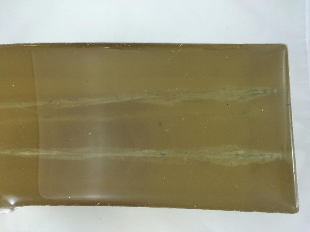 Ammo Test: Winchester Train and Defend .40 S&W Bullets started to expand immediately after entering the gel block.