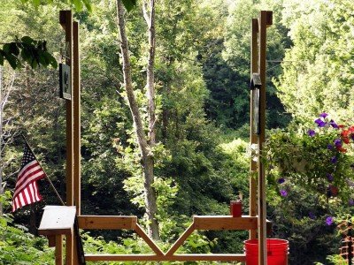 A typical station, this is the “box” from which you shoot.