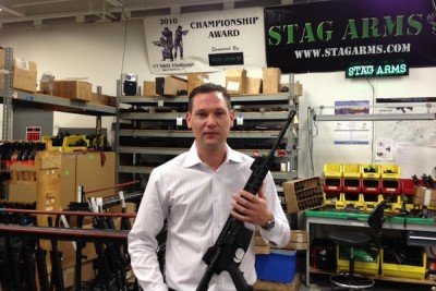 Mark Malkowski, founder and CEO of Stag Arms. (Photo: WNPR)