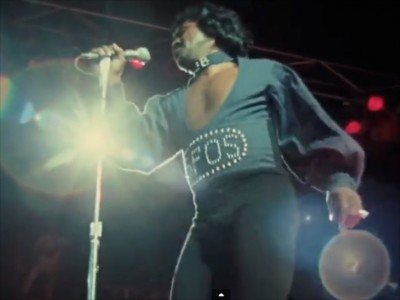 James Brown from the concert in Zaire for the Foreman/Ali fight. This is my favorite era for Brown, mainly because of my theory that this moment in history serves as the inspiration for Lando. 