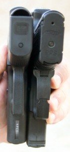 What’s In Your Pocket? Training with Sub-Compacts How small is small enough? The competition is fierce. GLOCK on the left, Walther on the right.