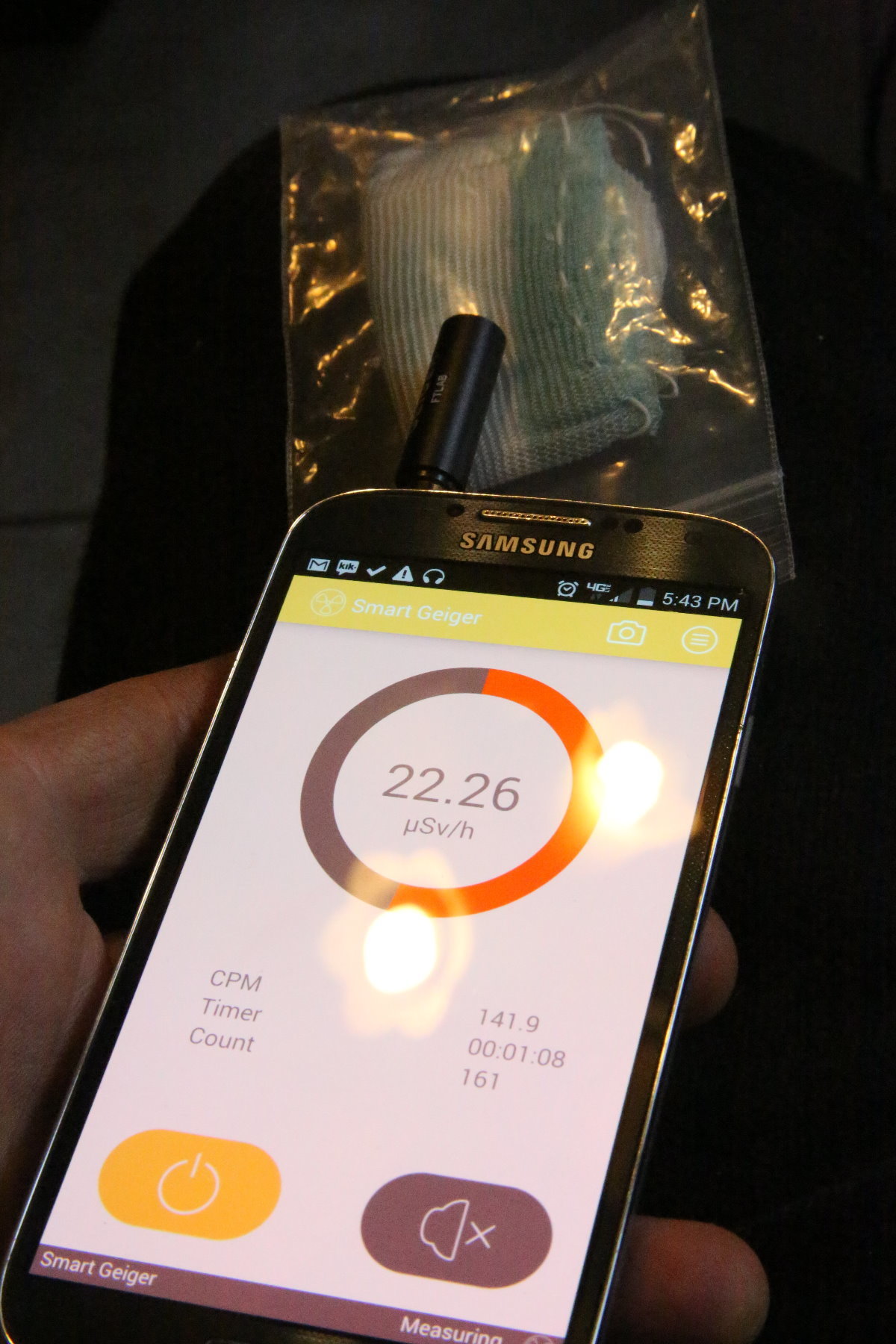 Prepping 101 30 Geiger Counter for Android/IPhone Works! (on