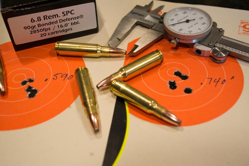 The 6.8 Remington SPC cartridge is based off the .30 Remington.