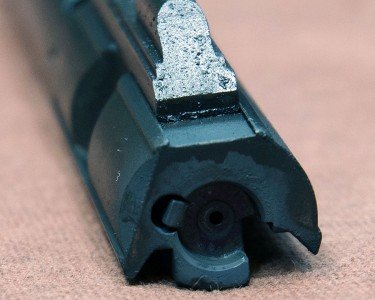 The simplicity of the 9mm bolt - also looking pretty good after 500+ rounds.