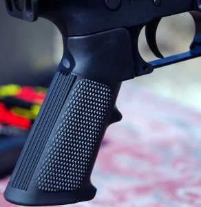 The author wasn't sure he'd like the Mil-spec A2 pistol grip, but turns out he has no complaints.