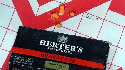 Consistency was excellent at 25 yards, with the best group yielded by Herter's, at about 3/4".