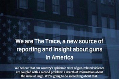 Bloomberg's The Trace website is ostensibly unbiased, but will no doubt take an anti-gun bent.  (Photo: HuffPo)