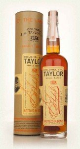 If you can't find a bottle of E.H. Taylor, Buffalo Trace's "Eagle Rare" is quality whiskey as well.  (Buffalo Trace)
