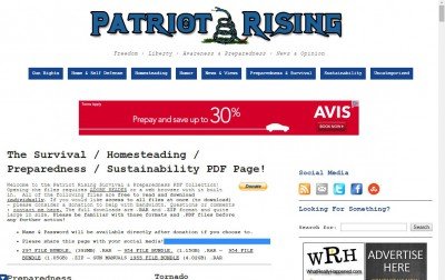 I found this site that is one of very few offering complete downloads of military, survival, and homesteading manuals. They also offer a simple Paypal donation system to download several gig zip files. Great deal!
