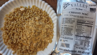 The only issue we have seen with the Valley food has been in storing it at 80 or so degrees. the Cheesy Mac bag expanded due to some kind of reaction. It seems fine, but that isn't a good sign. I'm cooking it next week to try a small rocket stove. Similar cheese powders from Honeyville in #10 cans with oxy absorbers have not reacted in the same room. 