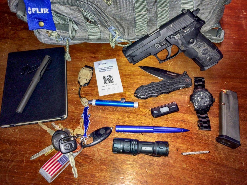 When I carry my "briefcase", I have room for a few extra essentials.