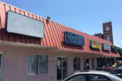 Nova Firearms was slated to occupy the space once filled by the Curves weight-reduction salon in a strip mall in Arlington’s Cherrydale neighborhood, but the landlord said he backed out of the lease. (Patricia Sullivan/The Washington Post)
