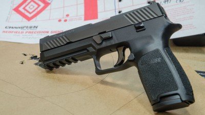 The SIG SAUER P320 takes its design inspiration from the X-Five line, making it one sharp looking handgun.