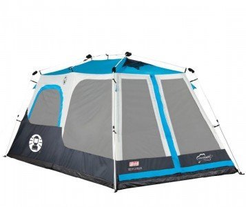 If you can go smaller, this Coleman tent is highly rated and claims to have twice the thickness in the material. The Coleman tents have great ratings but they are smaller and bright colors, which I avoid. 