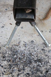 Getting a fire going and keeping it going in a stove this size isn't easy, but it really conserves fuel. This ash buildup is from me blowing in to get new fuel burning . Just beware that below the baffle becomes a "blow torch" so if you have a beard...