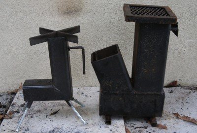 This is the big brother version of the stove that I got on Ebay for several times more $$. It has a hinged gate and "auto-feed" chute that I haven't tested yet. For a small family this stove is just going to waste fuel, and it is way too heavy to take with you. 