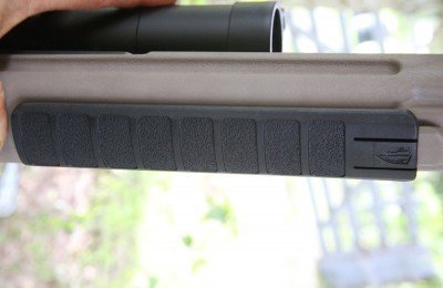 The bottom rail on the front of the Archangel stock comes with this cover.  It is nice to have the bottom rail for high end bipods, which these days mount to a Picatinny rail, not a sling swivel. 