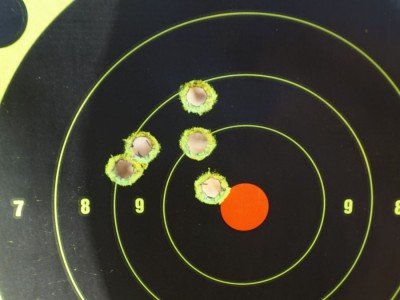 Accuracy is on par with much more expensive 1911s. 2" groups from 10 yards are easy.