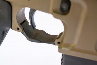 The R.E.P.R. has a two-stage Geissele trigger.