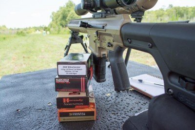 The R.E.P.R. will shoot lighter 150 and 150-grain ammo just fine, but you'll get better overall performance with the heavier 165-grain and up loads.