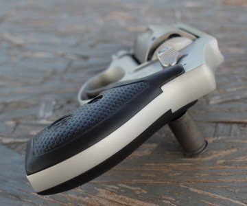 Even though there are rubber grips, the back-strap is still exposed. This is the only piece of the gun that will bite you during recoil.