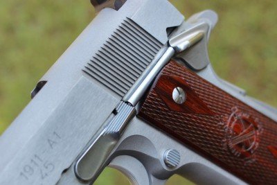 Monday Gun Day Giveaway: Springfield Armory Mil-Spec 1911 Nothing exaggerated about the controls, either.