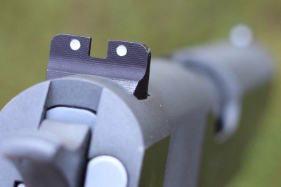 Monday Gun Day Giveaway: Springfield Armory Mil-Spec 1911 The sights are better-than-mil-spec. This is a nod to the fact that this gun is less of an homage, and more of a starting point for daily carry.