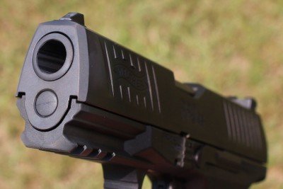 The PPQ M2 has a solid section of rail for lights and lasers.
