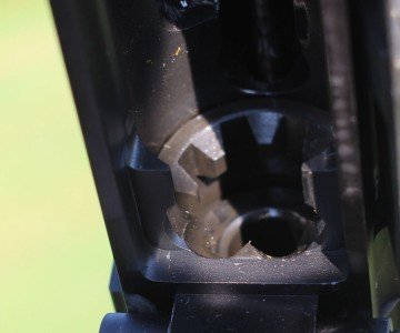 CMMG's 7.62x39 AR--The Mutant--Review M4 style feed ramps.