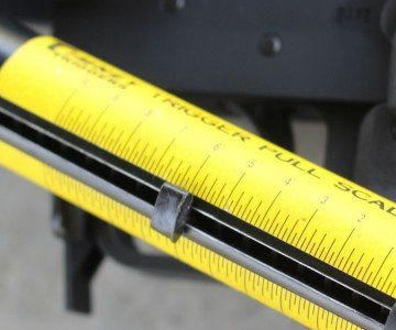 CMMG's 7.62x39 AR--The Mutant--Review Trigger pull comes in just under 6 pounds. With such a heavy gun, that isn't terrible. And CMMG offers upgrades to Geissele triggers in some models.