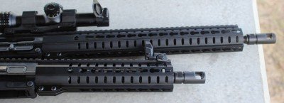 CMMG's 7.62x39 AR--The Mutant--Review The barrel of the pistol is not that much shorter than the rifle. It comes in at 10 inches.