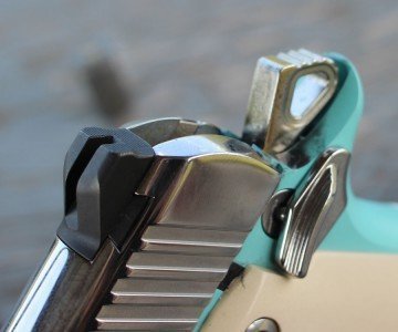 The safety is small, but easy to manipulate. 