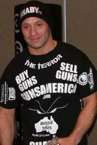This was the walk out shirt for Matt Serra when we sponsored his title defense against GSP (and lost) in UFC 83. 