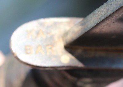 Actual Ka-Bar markings appear in several places depending on the year the knives were made.